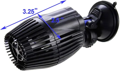 Miniatura 2 de AQUANEAT - Bomba de circulación generadora de olas, bomba de agua sumergible Powerhead con ventosa para peceras y acuarios