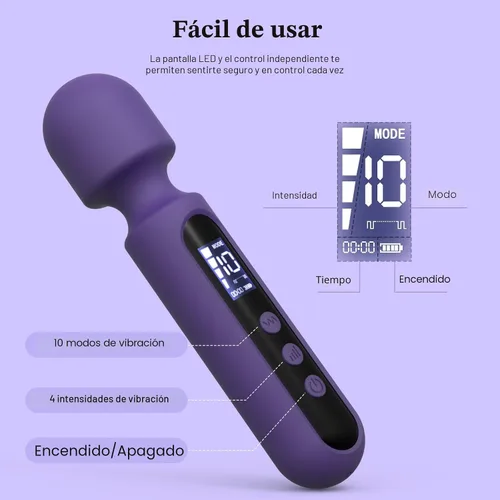 Miniatura 4 de Kits de vibrador de varita Tracy's Dog, juguetes sexuales para parejas con 3 accesorios para clítoris, punto G, glande, estimulador clitorial