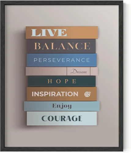 Miniatura 8 de HAUS AND HUES Mindset is Everything - Pósteres motivacionales para pared, póster motivacional para oficina, aula, impresiones artísticas