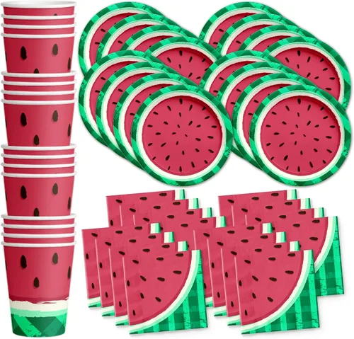 Miniatura 11 de Suministros de fiesta temática mexicana - Juego de platos de tacos con servilletas y tazas Kit para 16