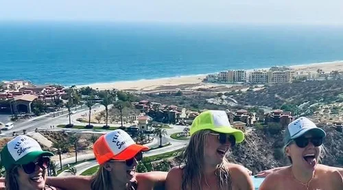 Miniatura 6 de Funky Junque Gorra de béisbol de malla para mujer, para despedida de soltera