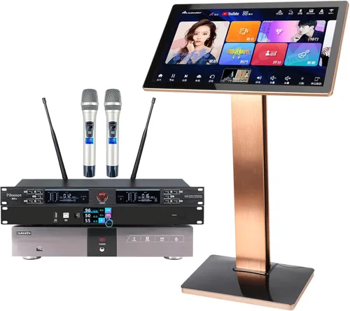 Miniatura 6 de 2025 Nueva máquina de karaoke china KV-V5 MAX Reproductor de karaoke Pihaosen, con micrófono inalámbrico de reverberación, pantalla táctil Pantalla