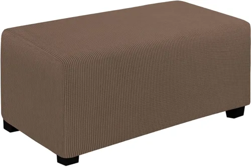 Miniatura 47 de Easy-Going Funda Elástica para Otomana Taburete de Almacenamiento Plegable Protector de Muebles Funda Rectangular Suave con Parte Inferior Elástica