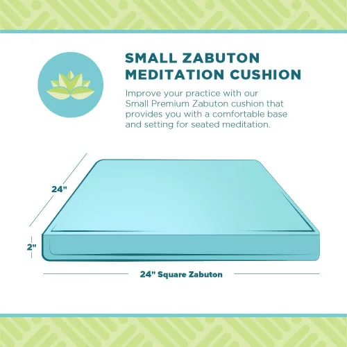 Miniatura 2 de Bean Products almohadón Zabuton de algodón para meditación de yoga.