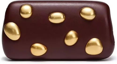 Miniatura 34 de Bolso de mano de piel sintética desmontable con cadena cruzada, bolso de noche, bolso de mano para mujer, formal, boda, fiesta, baile de graduación