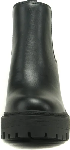 Miniatura 3 de Soda BLISS Botines de moda con suela de lengüeta para mujer con doble elástico