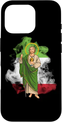 Miniatura 19 de Funda para iPhone 14 San Judas Tadeo con Bandera de México