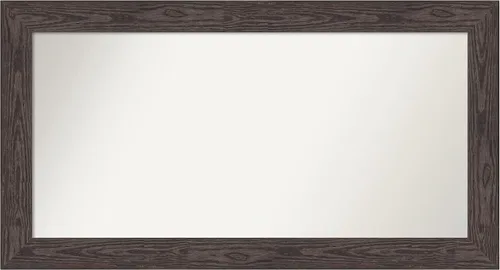 Miniatura 358 de Amanti Art Espejo personalizado, espejo de baño negro puente, espejo de pared o espejo de tocador de baño sobre el fregadero (26 x 26 pulgadas)