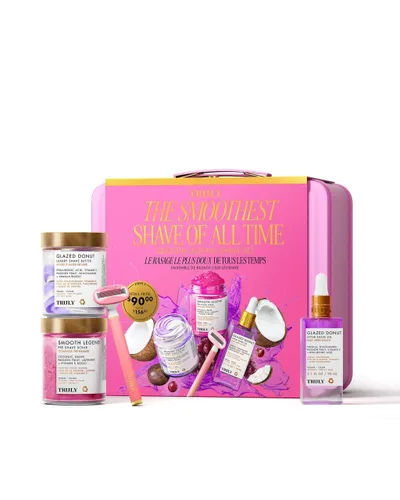 Set de Afeitado de Lujo Truly | La colección definitiva de afeitado | Para una piel suave y libre de vello encarnado