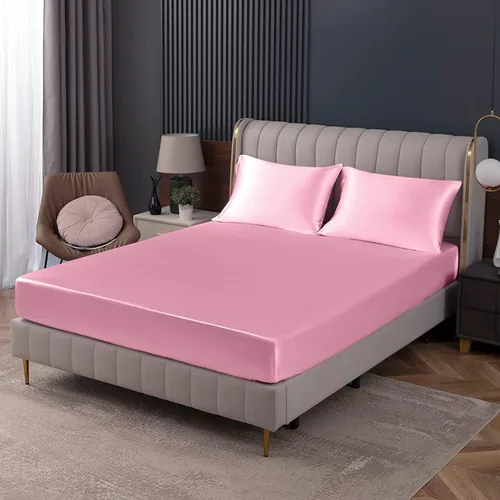 Miniatura 31 de Homiest Sábana Plana de Satén Blanco - Ropa de Cama de Colchón Full de Lujo y Ultra Suave