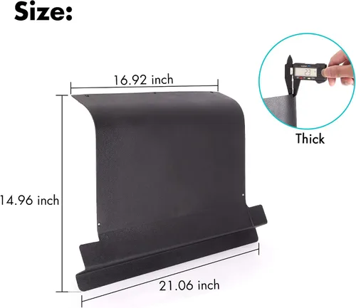 Miniatura 6 de 10L0L Cubierta del panel de acceso del carrito de golf para EZGO TXT & Medalist 1994-2013, reemplazo de la cubierta de acceso del motor trasero
