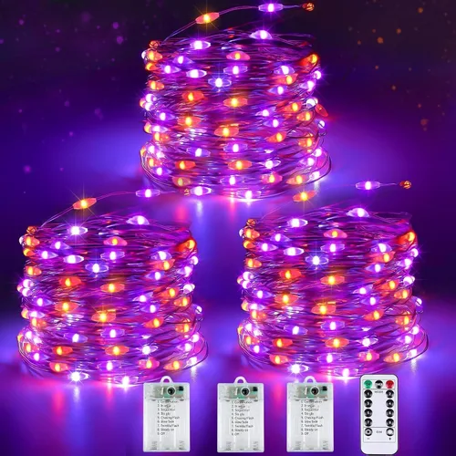 Miniatura 24 de 30LED Acorn Fairy Lights Battery Operated Fall String Lights Indoor Decor Remote Control, 8 Lighting Modes, IP44 Waterproof, Timer & Dimmable