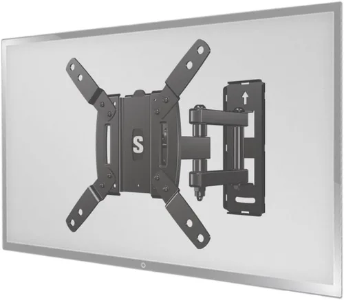 Miniatura 2 de SECURA QSF210 - Soporte de pared para TV de movimiento completo pequeño para pantallas de 10 a 40 pulgadas de hasta 100 libras, inclinación