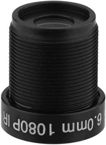 Miniatura 7 de Lente de cámara CCTV de 0.236 in, lente de seguridad IR de 2 MP con gran angular de 58°, lente de cámara IP de visión nocturna de 24 horas para CCD