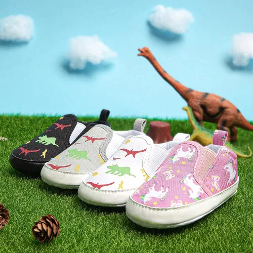 Miniatura 2 de Sawimlgy Zapatos de calcetines para bebés y niñas recién nacidos, bonitos zapatos de dibujos animados, suela antideslizante suave y antideslizante