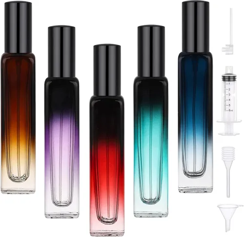 Miniatura 14 de Segbeauty Botella de perfume de viaje de 0.5 onzas líquidas, recargable, 2 atomizadores de perfume vacíos, dispensador de colonia portátil de 0.5