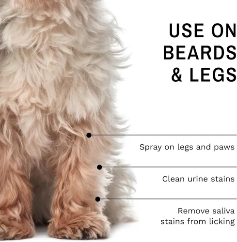 Miniatura 5 de Eye Envy Spray removedor de manchas de barba para perros/gatos. Natural, seguro. Elimina las manchas de babeo, saliva, alimentos, escorrentía