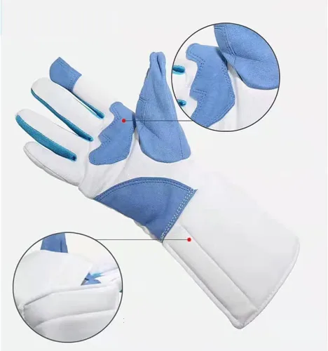 Miniatura 5 de Guantes de esgrima para adultos y niños, guantes para práctica diaria de esgrima, equipo profesional de esgrima (XXS-XXL)