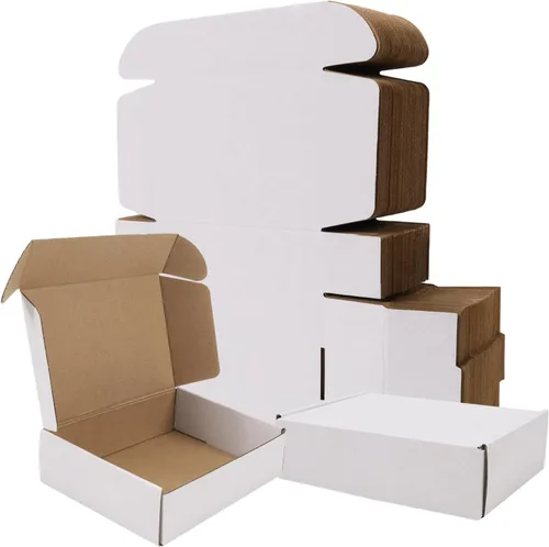 Miniatura 14 de BIOBROWN Cajas de cartón corrugado de 6 x 4 x 3 pulgadas, paquete de 50 cajas pequeñas para embalaje, cajas de envío para pequeñas empresas, negras