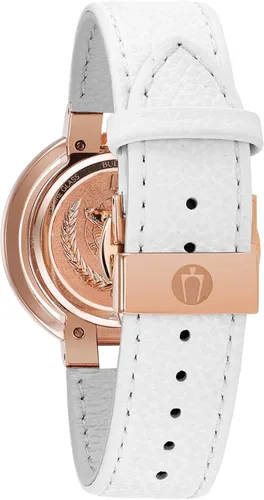 Miniatura 2 de Bulova 98R243 - Reloj analógico de cuarzo para mujer (correa de piel)