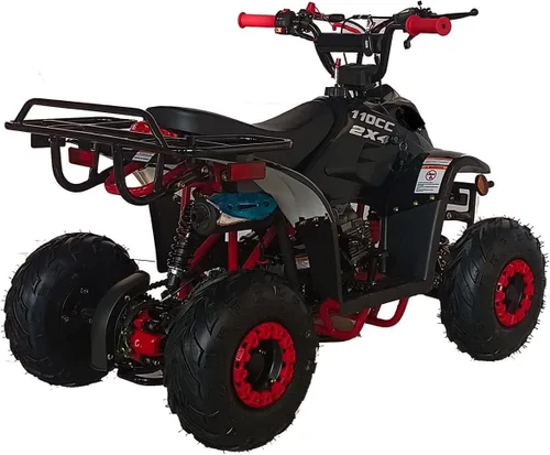 Miniatura 3 de HHH 110cc ATV Boulder 110B1 Gas Quad Youth Niños completamente automáticos 4 Wheeler