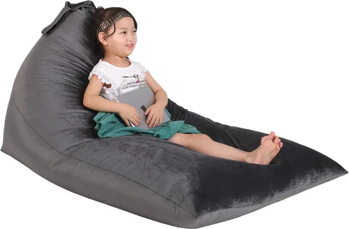 Miniatura 9 de Jorbest Puf de almacenamiento de animales de peluche para niños y adultos, puf de animales de peluche, asiento de lona de alta calidad, solo funda