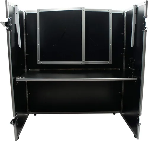 Miniatura 7 de Harmony Audio Cases HCDJSTANDT - Mesa de trabajo portátil plegable compacta para DJ