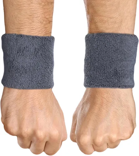 Miniatura 7 de Diademas Deportivas de Absorción de Sudor - Bandas para Muñecas, Absorción de Sudor para Hombres y Mujeres