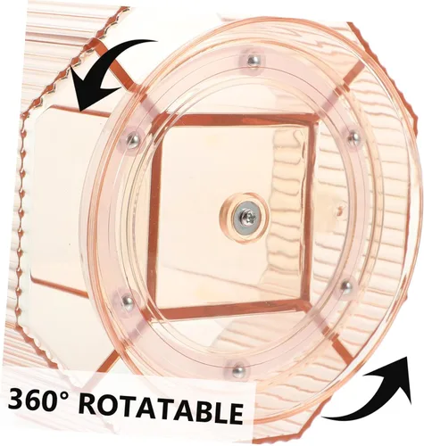 Miniatura 7 de DOITOOL Soporte para lápiz labial de maquillaje, organizador de brochas cosméticas de mesa, caja de almacenamiento