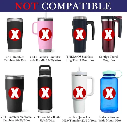 Miniatura 3 de Linkidea Portabidón de agua compatible con YETI Rambler Bottle 18oz/26oz, Owala FreeSip 24oz, soporte para botella de agua con correa para el Azul