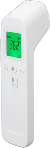 Termómetro infrarrojo eléctrico digital sin contacto para hospital, termómetro de frente, termómetro digital para toda la familia con lecturas de