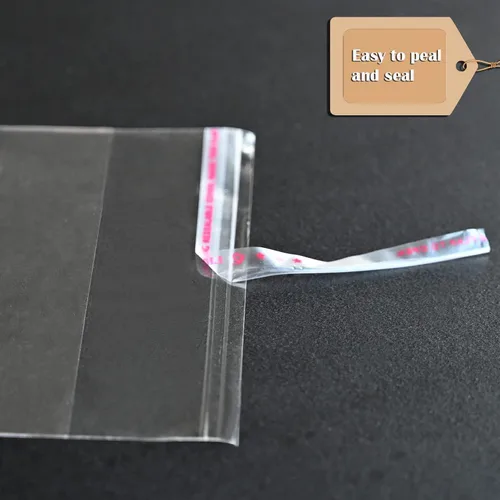 Miniatura 8 de Egofine Bolsas de celofán autosellables, 100 bolsas transparentes resellables para tapetes de fotos de 8.5 x 11 pulgadas