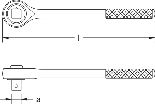 Miniatura 2 de CS Unitec EX1501S-C-A Llave de trinquete de bronce de aluminio sin chispas Herramienta de mano de 3/4 pulgadas
