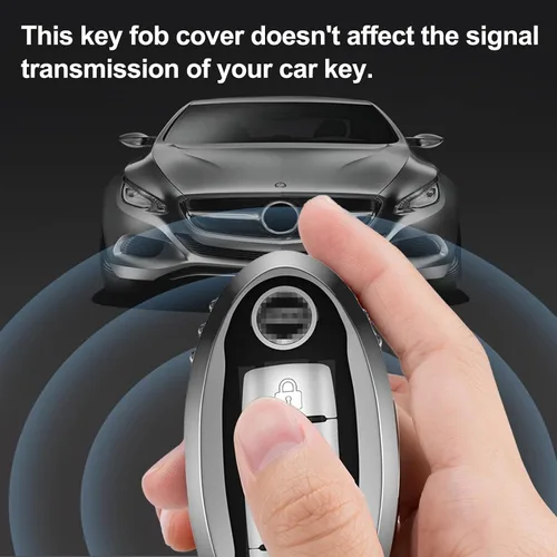 Miniatura 5 de Funda para llavero Nissan, Negro