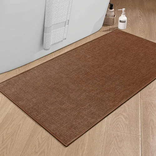 Miniatura 30 de chakme Alfombras de Baño 24x17, Alfombra de Baño Ultra Delgada Antideslizante Pequeña de Secado Rápido Absorbente para Piso de Baño