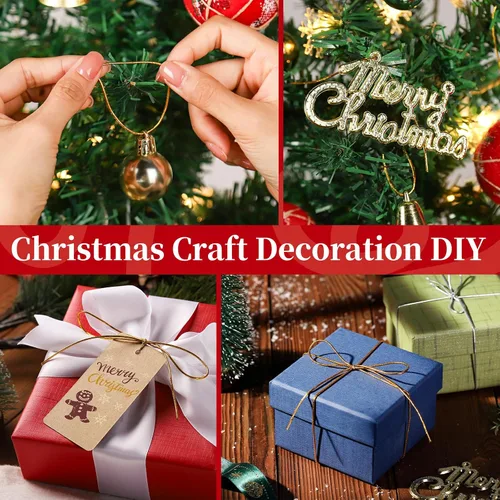 Miniatura 7 de FANDAMEI Hilo elástico metálico de 1.2mm, cordón dorado elástico para hacer joyas de regalo artesanal, cordones elásticos para trenzas de cabello