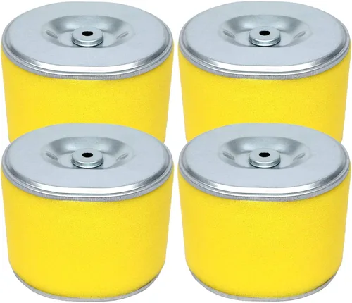 HOODELL Paquete de 4 filtros de aire GX270 para motor Honda GX240 8HP GX 270 9HP, filtro de aire profesional EG3500X 17210-ZE2-505 17210-ZE2-822