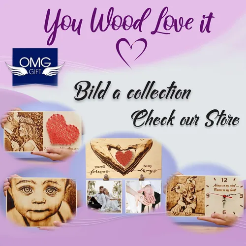 Miniatura 6 de Regalos personalizados para padre, reloj de escritorio personalizado con madera quemada, regalos únicos para Navidad de parte de su hijo