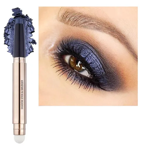 Miniatura 19 de Barra de Sombra de Ojos Rosa, Lápiz de Sombra de Ojos Cremoso, Acabado Brillante, Hipoalergénico, Resistente al Agua, de Larga Duración, Lápiz