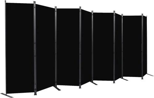 Miniatura 17 de Divisor de habitación portátil de 6 pies y pantallas de privacidad plegables, divisor de tela de 102 pulgadas de ancho para separación