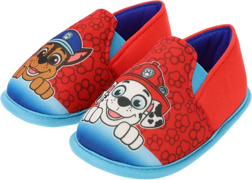 Miniatura 4 de Paw Patrol Conjunto de pijama para niños, pijama de algodón de 2 piezas con pantuflas