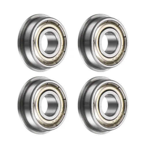 Miniatura 30 de uxcell Rodamiento de bolitas con bridas F683ZZ, 20pcs 0.118x0.276x0.118 in Acero cromado doble blindado ABEC1 cojinetes de brida