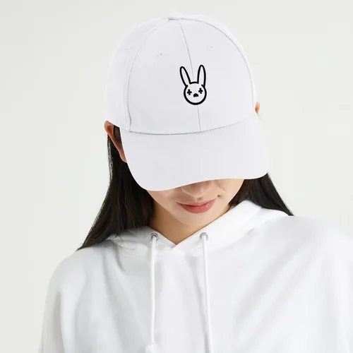 Miniatura 6 de AFOGELK Gorra de béisbol de conejito negro bordada para papá