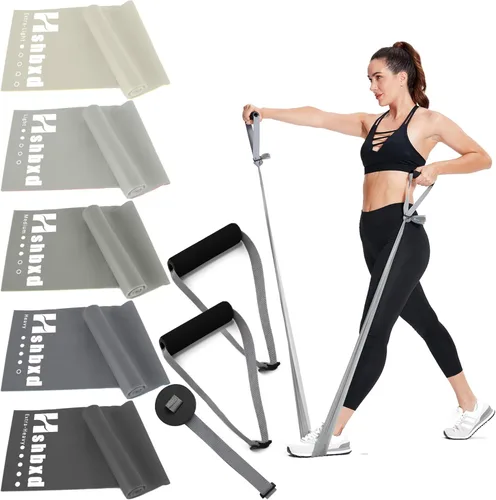 Miniatura 12 de Bandas de resistencia para entrenamiento, bandas de terapia física, bandas elásticas sin látex y bandas de ejercicio para estiramiento, adecuadas