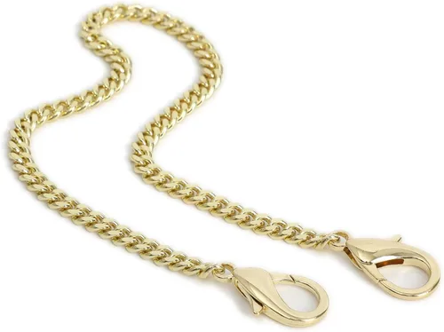 Miniatura 17 de Yichain Mini Nice - Correa de cadena de repuesto para bolso cruzado, correa de hombro, accesorios (oro amarillo, 48 pulgadas)
