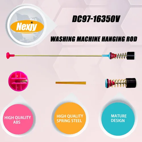 Miniatura 5 de DC97-16350V Varillas de suspensión de arandela (OEM) compatibles con lavadora Samsung WA54R7200AV/US WA54R7200AW/US WA5AR7200AV/US WA54R7600AV/US