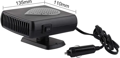 Miniatura 7 de MASO Calentador de coche portátil 2 en 1 de 12 V, descongelador de coche de calentamiento rápido, ventilador de refrigeración de coche caliente