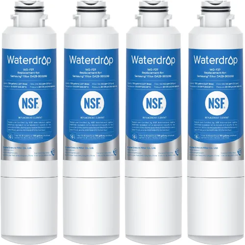 Miniatura 13 de Waterdrop Plus DA29-00020B 𝐍𝐒𝐅 𝟒𝟎𝟏 Certificado Filtro de Agua, Reduce 𝐏𝐅𝐎𝐀/𝐏𝐅𝐎𝐒, Reemplazo para Filtro de Agua Samsung® HAF-CIN, HDX FMS-2