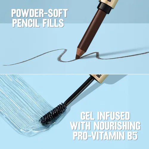 Miniatura 11 de Revlon ColorStay Brow Fantasy, lápiz de polvo para cejas todo en uno con gel transparente moldeador, gel infundido con pantenol, a prueba de Rubio