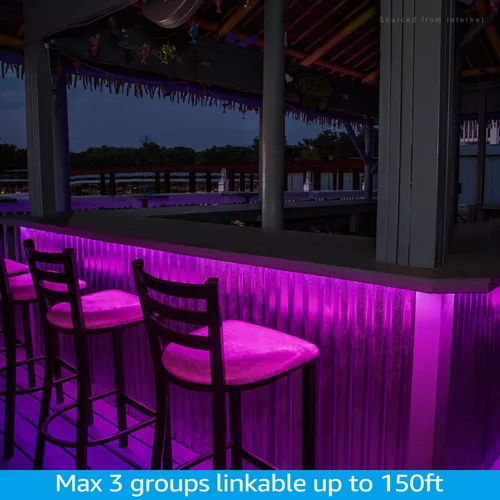 Miniatura 4 de Torchstar - Luz LED de neón para exteriores 50 pies, IP67, impermeable, CA 120 V (150 pies máximo), certificación ETL y UL, decoración de edificio